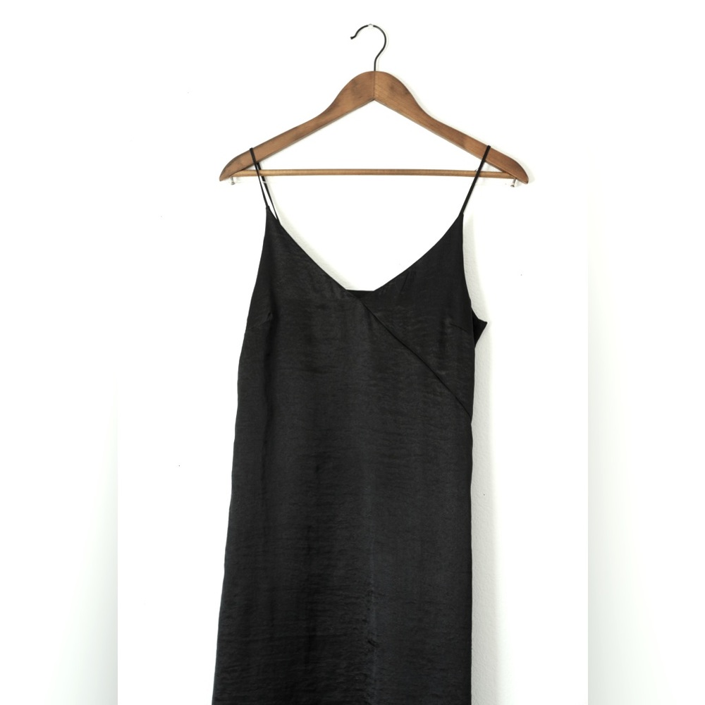 Black slip dress
